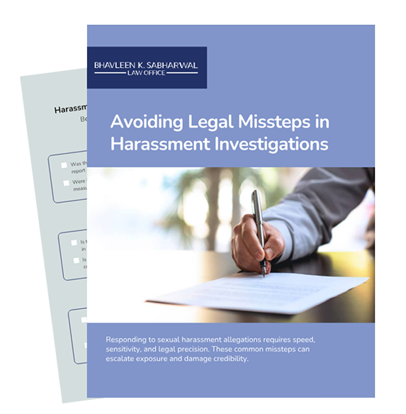 Avoid legal missteps